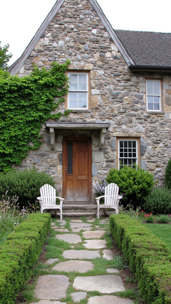 enchanting textured stone exterior