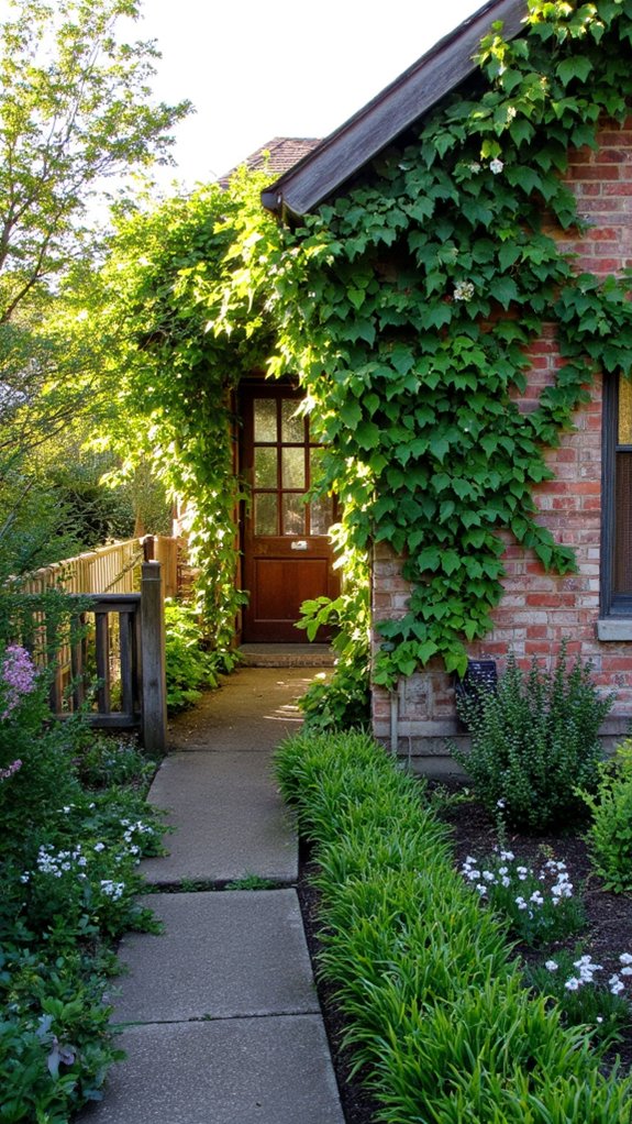 enhance cottage exterior vertically