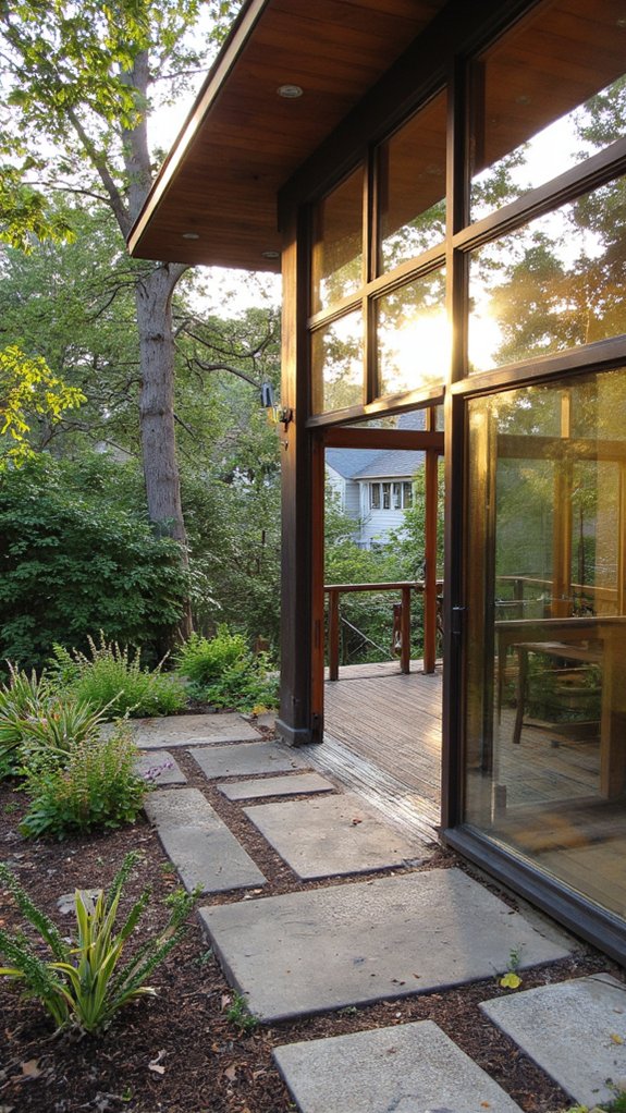 expansive glass indoor outdoor connection
