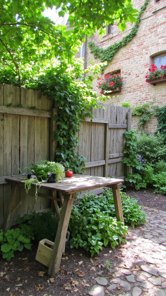 fresh herbs and vegetables