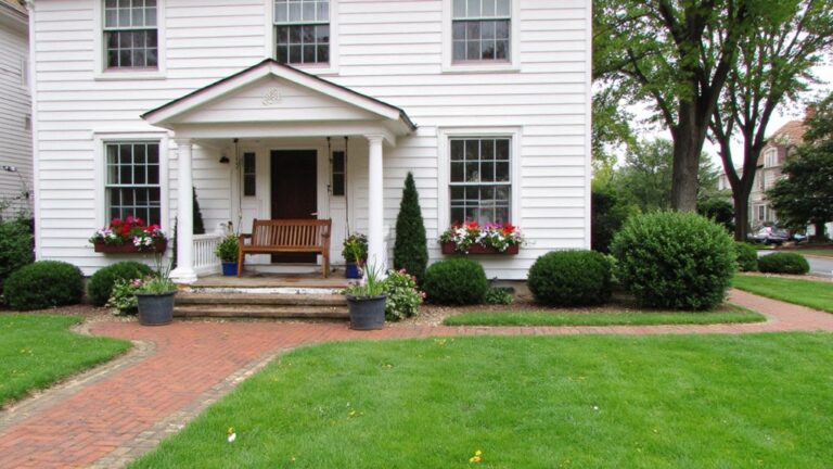 fresh white colonial exteriors