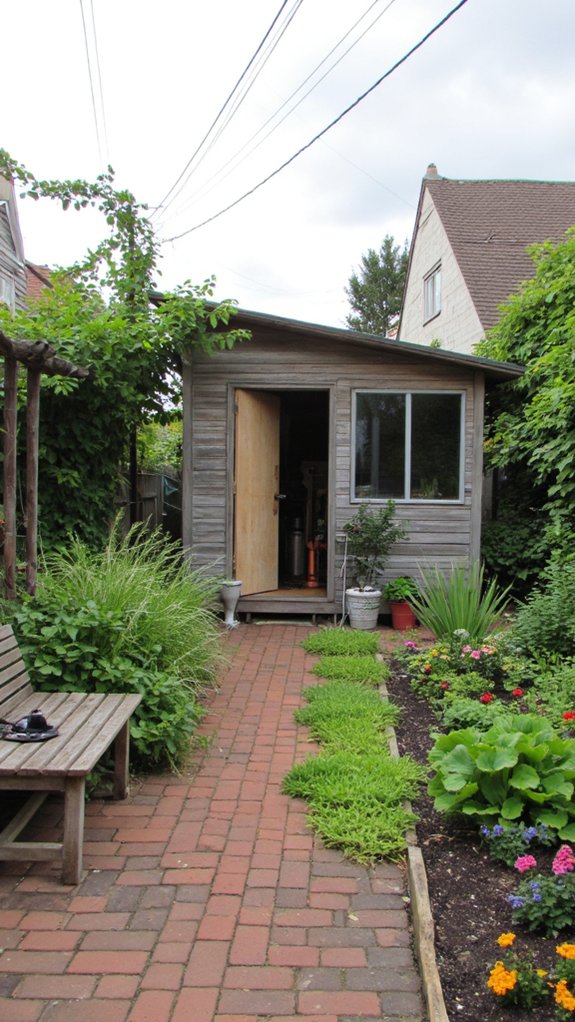 functional and charming garden sheds