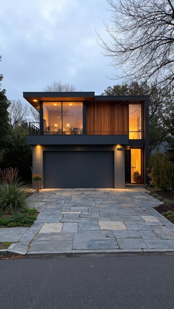 futuristic smart garage integration