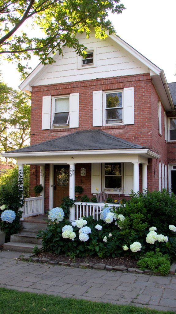 gable roof with eaves