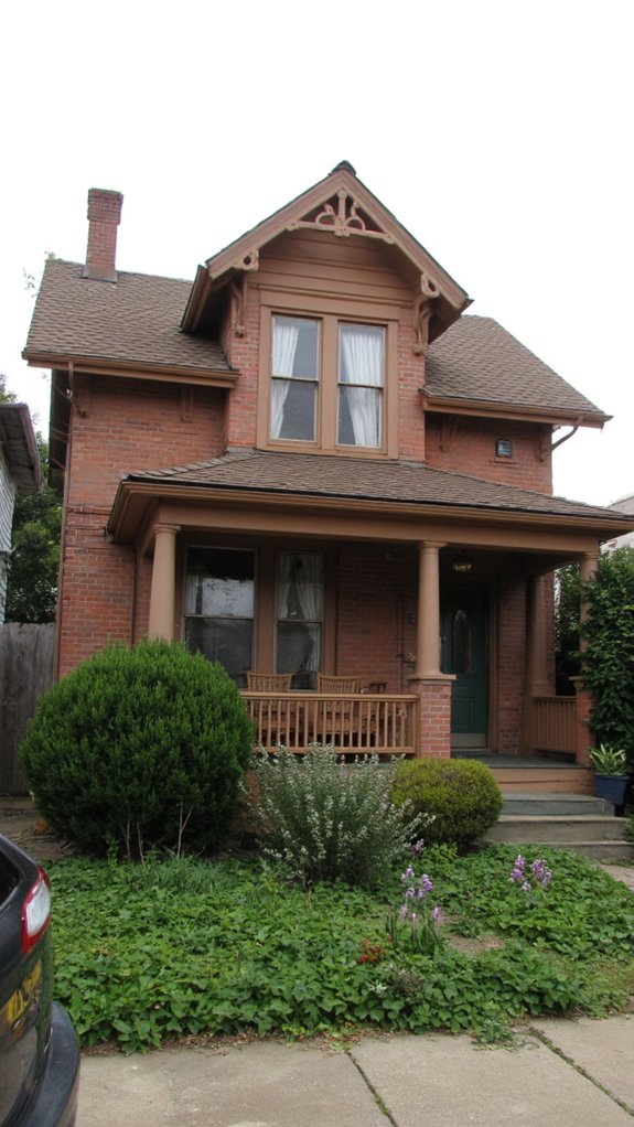 gabled rooflines enhance elegance