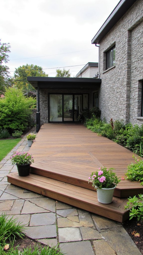 geometric deck design elegance