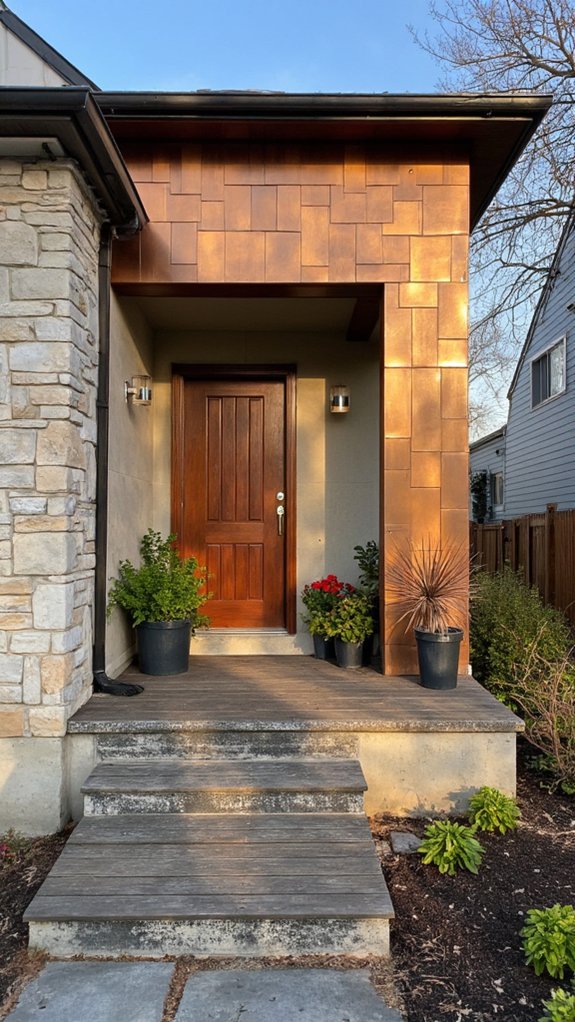 glamorous reflective surface tiles