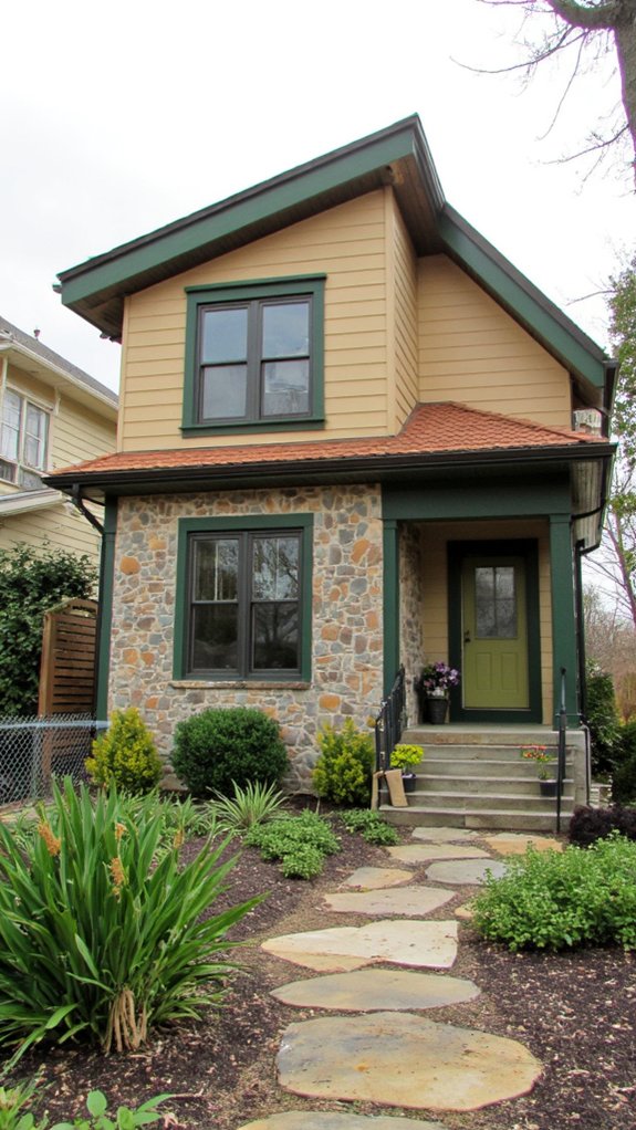 harmonious neutral and bold accents