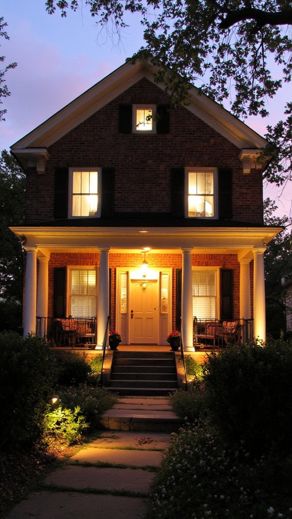 highlighting colonial architectural features