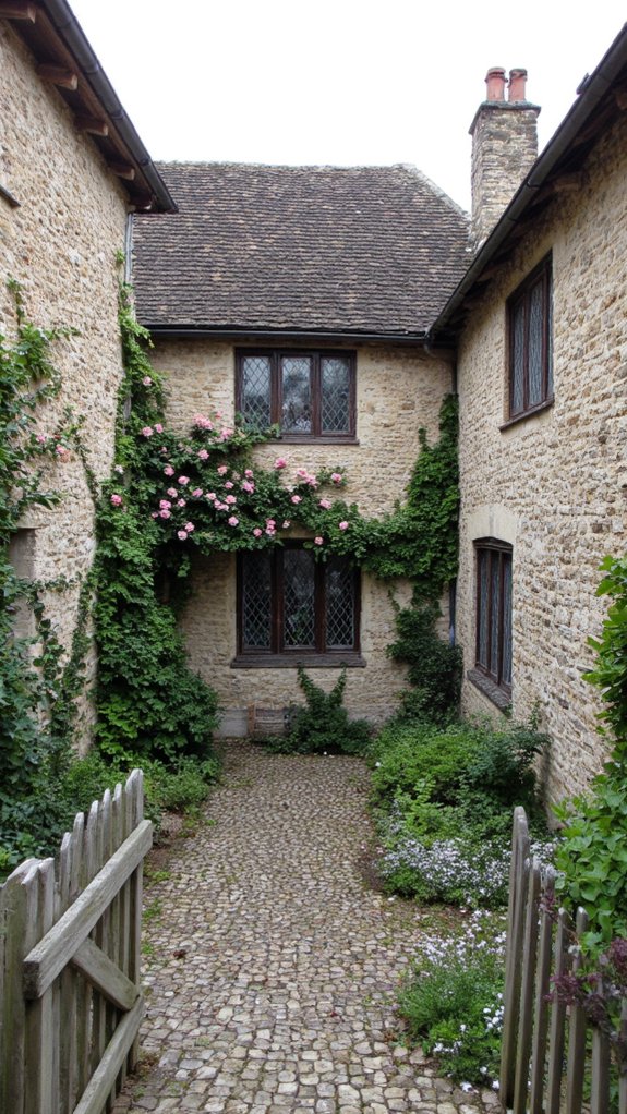 historic courtyard with charm