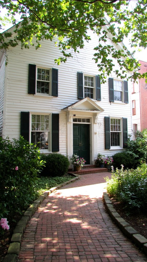 historical georgian architecture preserved