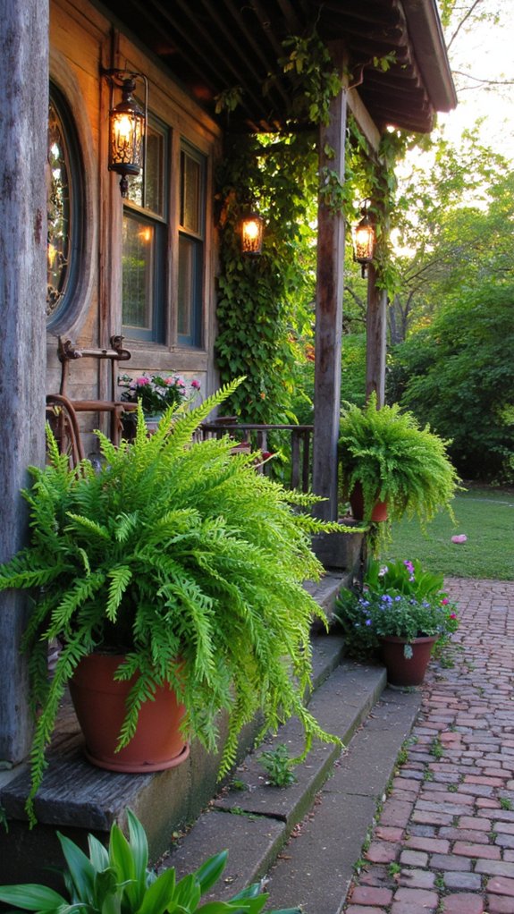 illuminated planters for outdoors