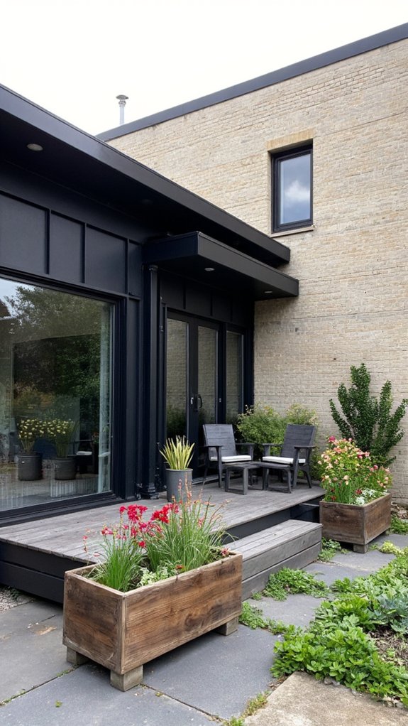 industrial chic metal decks