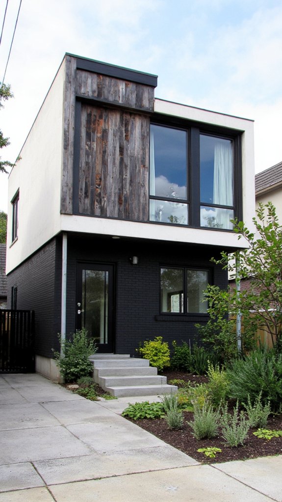 innovative black and white architecture