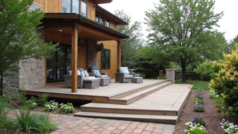 inspiring modern house decks