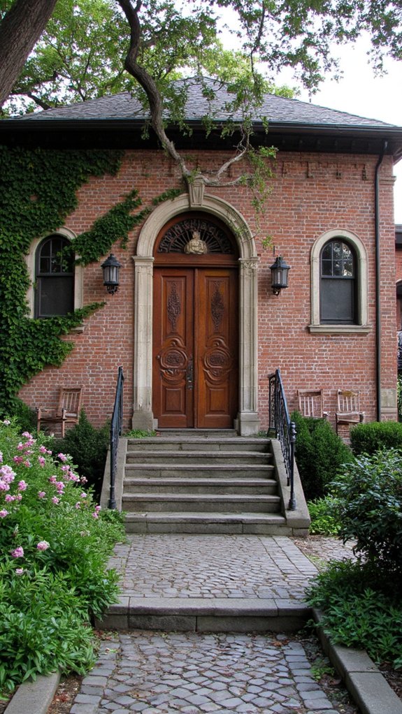 intricate colonial doorway designs