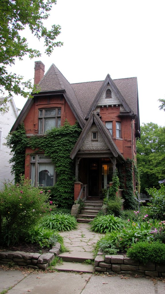intricate victorian roof designs