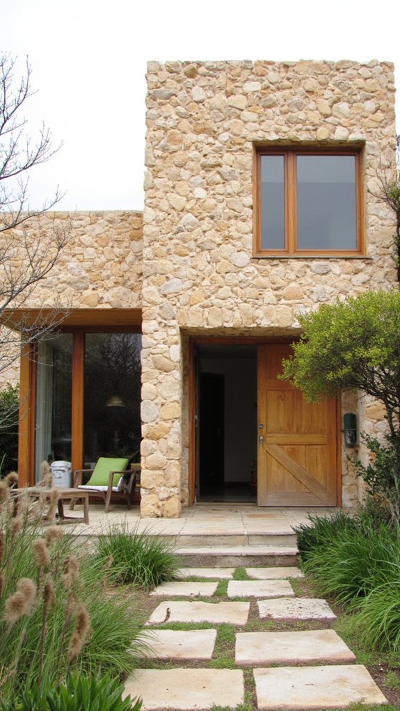 inviting earthy stone warmth