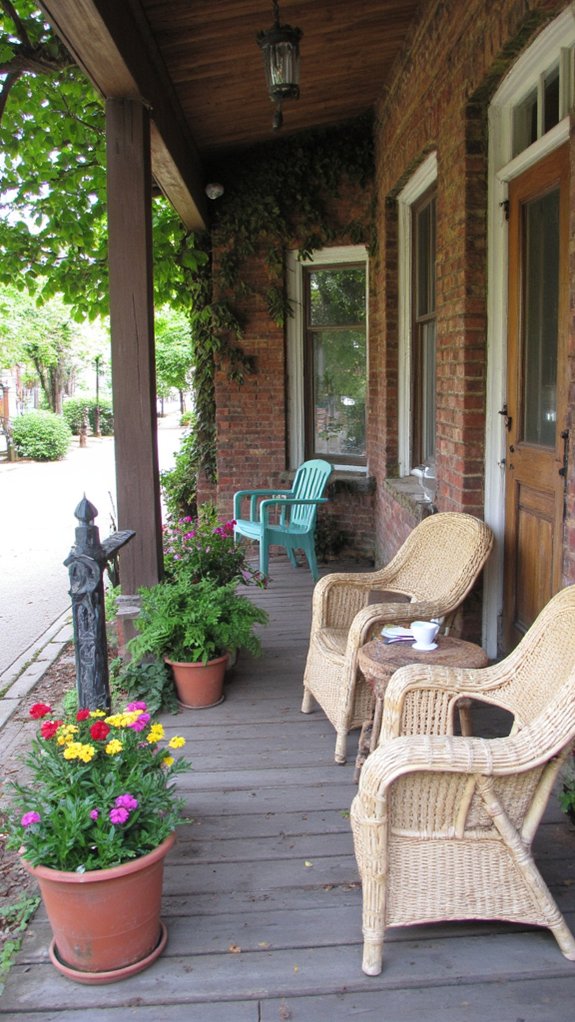 inviting woven furniture retreat