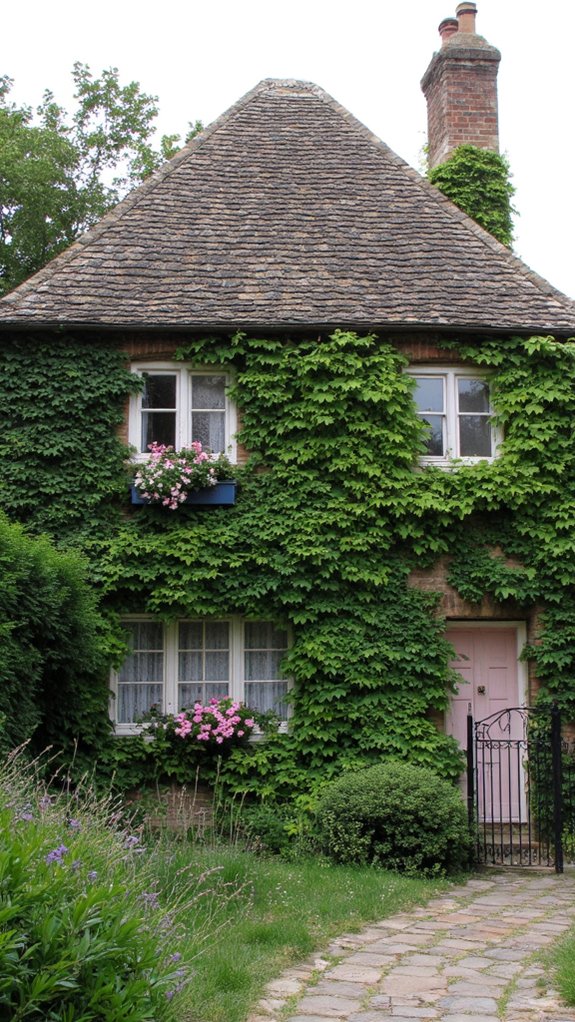 ivy clad rustic charm