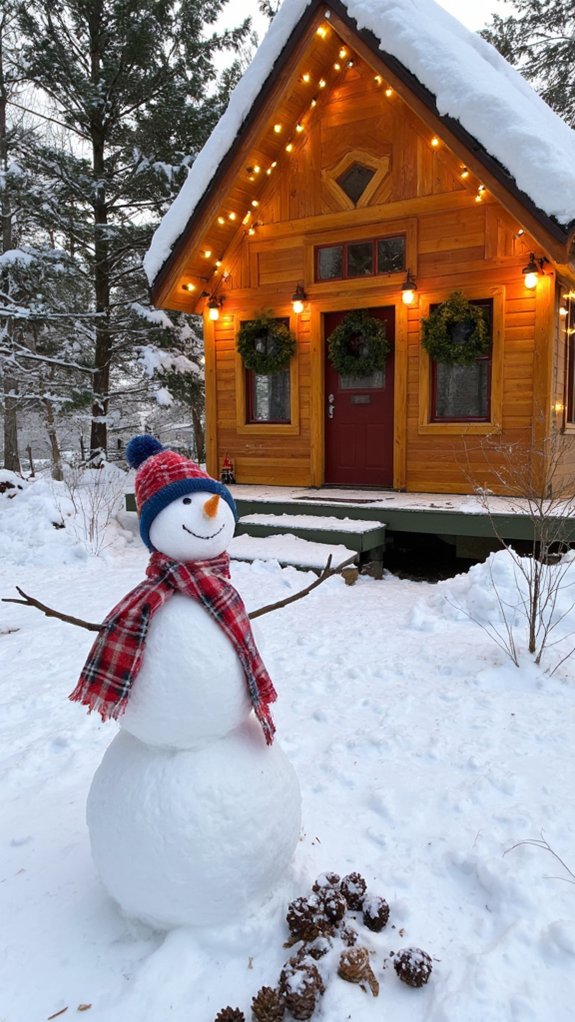 joyful winter snowman tradition
