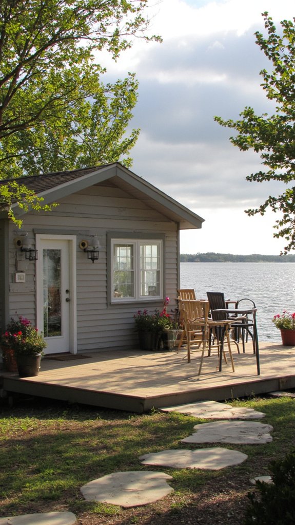 lakeside retreat with tranquility