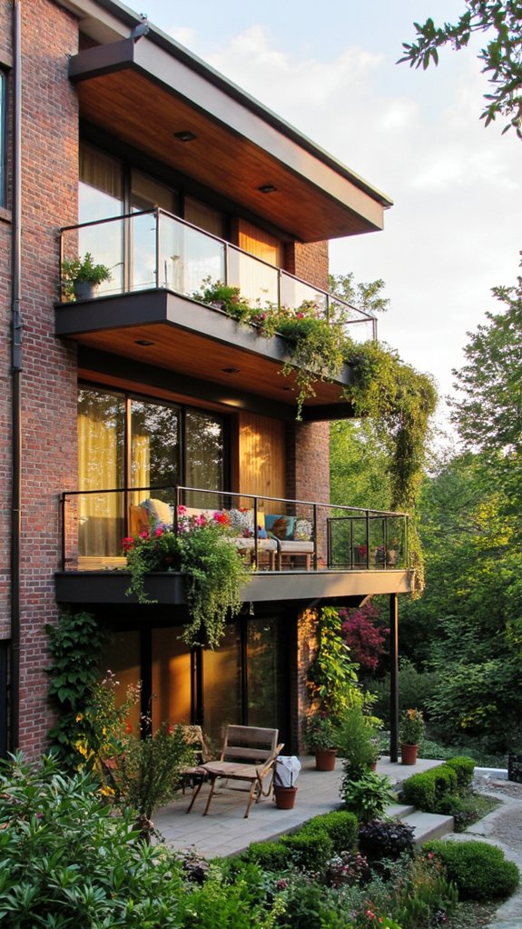 layered outdoor living spaces
