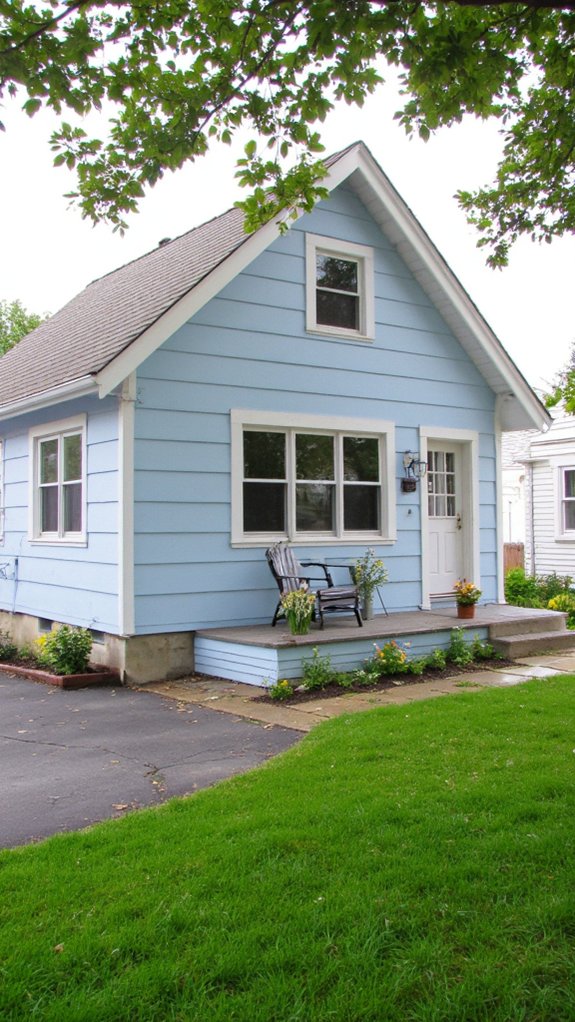 light blue and white elegance