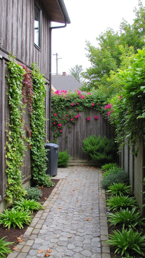 living walls enhance walkways