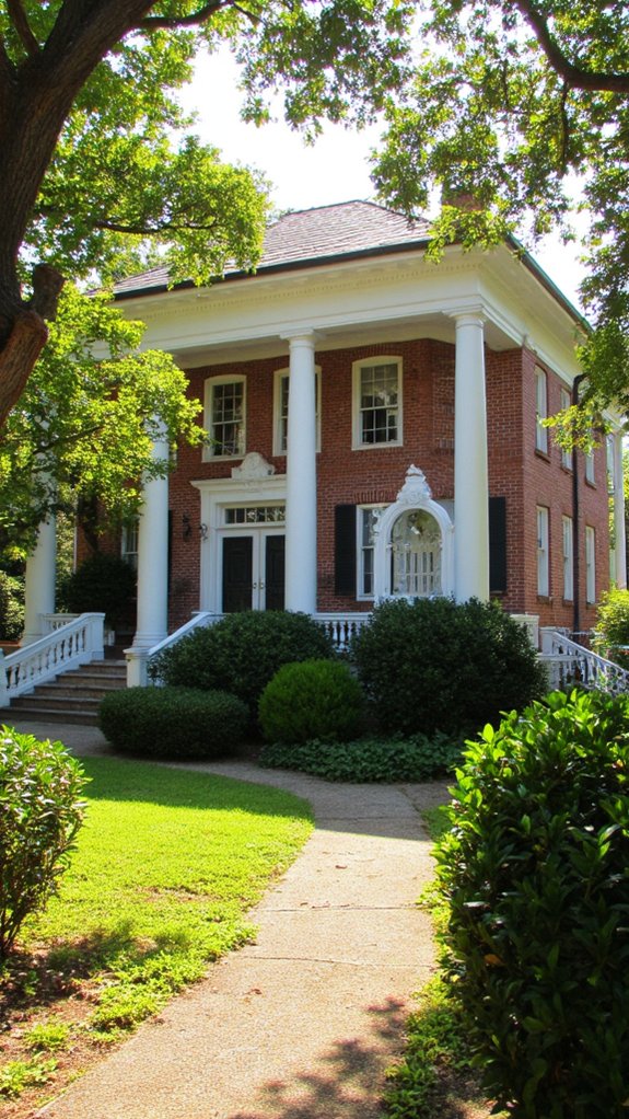 lush greenery enhances charm