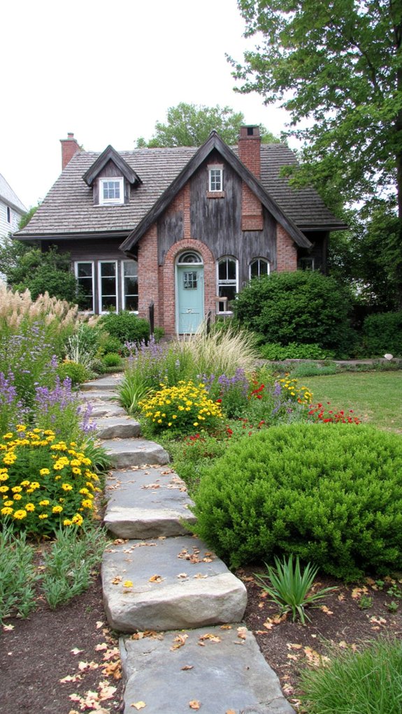 lush native plant landscaping