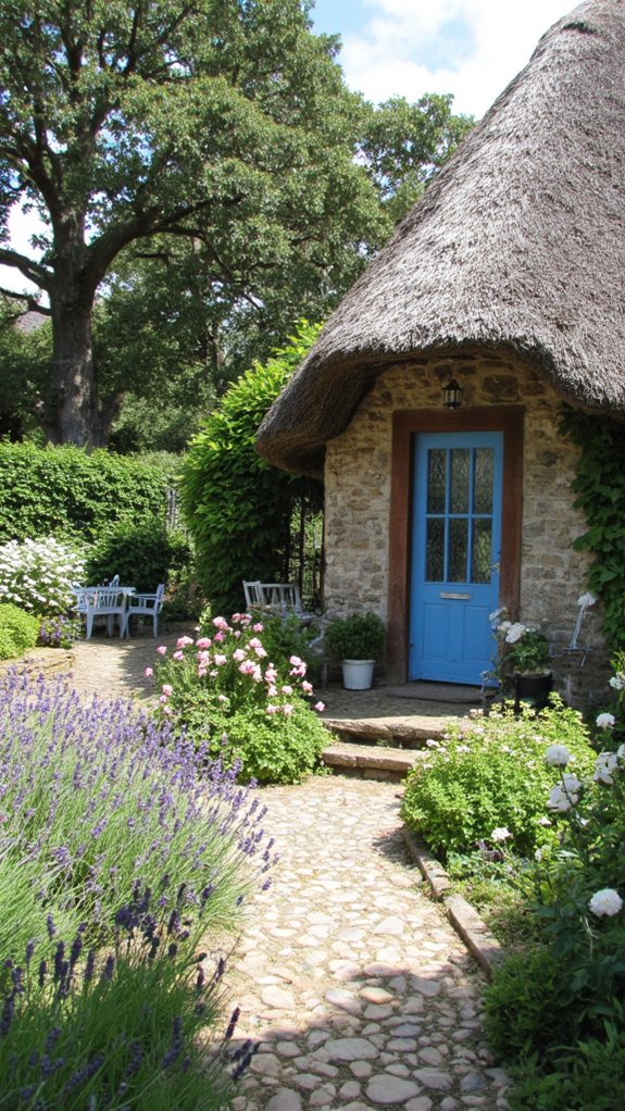 lush vibrant garden tranquility