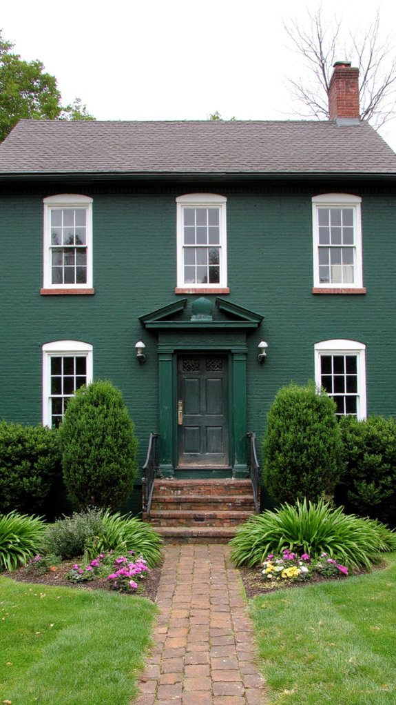 luxurious rich forest green