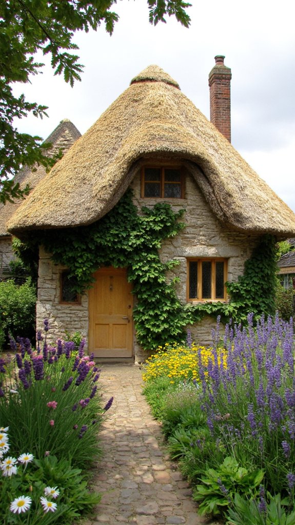 magical charm of thatched roofs