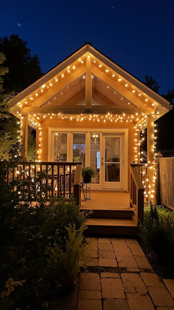 magical outdoor string lights