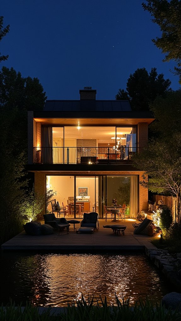 magical reflections enhance ambiance