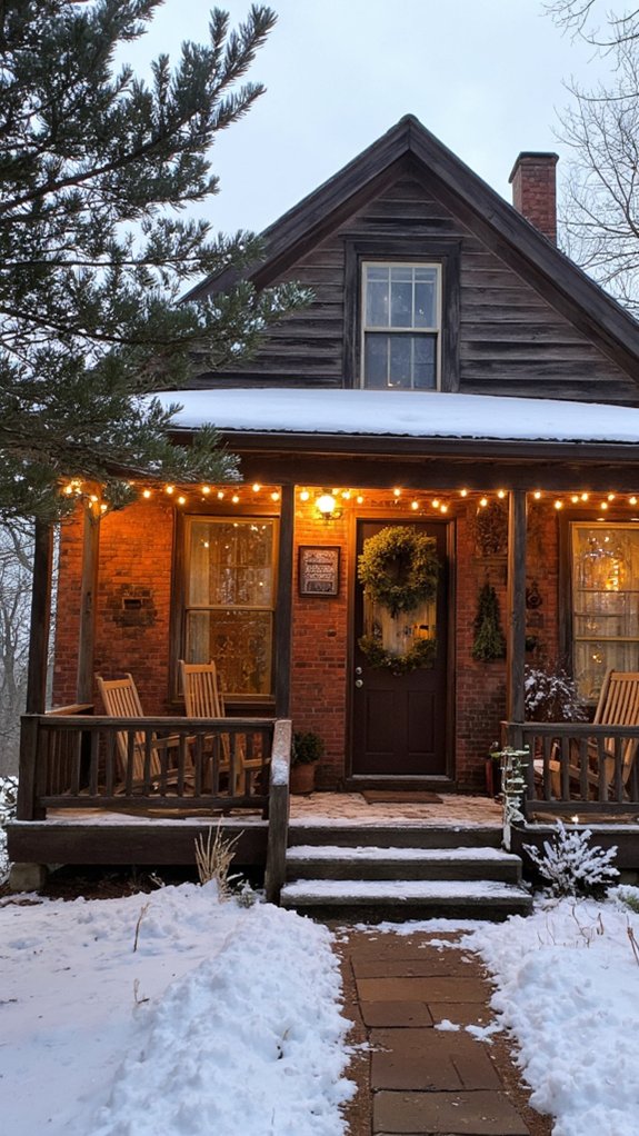 magical winter cottage atmosphere