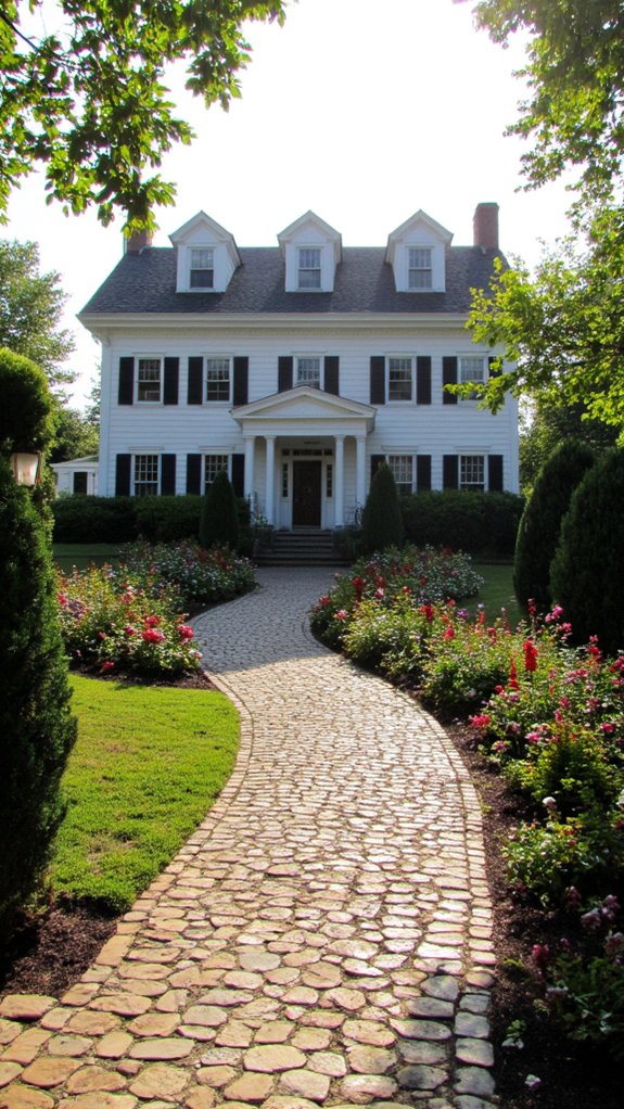 meticulously designed garden pathways
