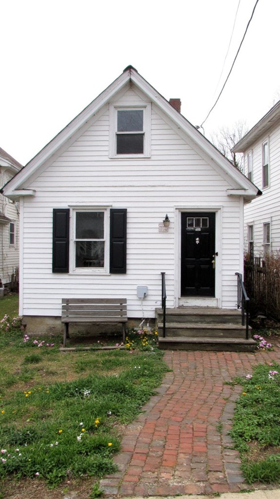 minimalist colonial exterior elegance