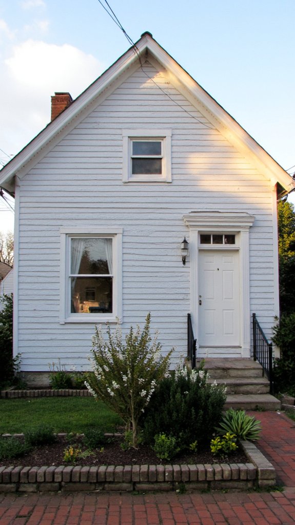 minimalist gable roof transformation