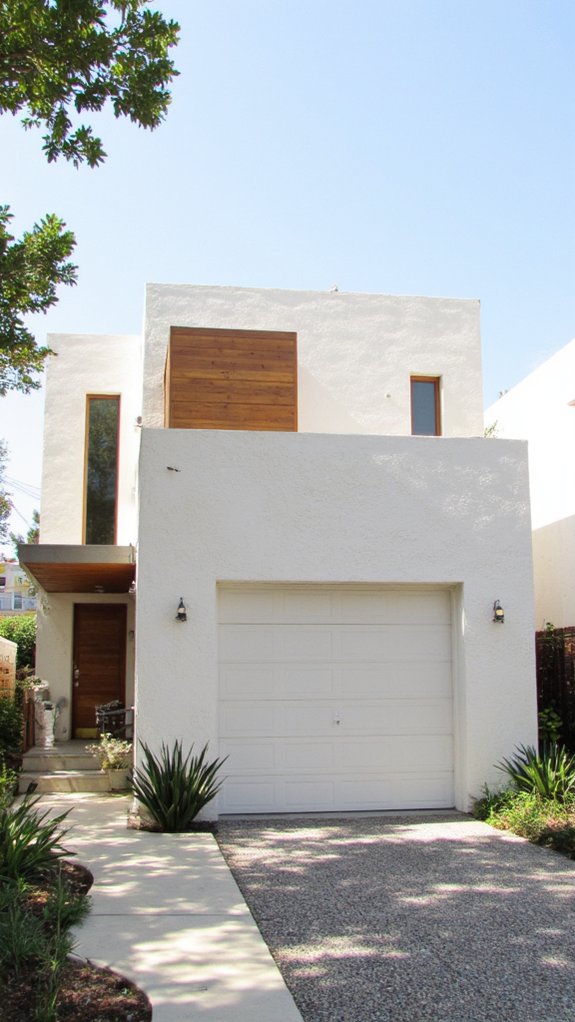 minimalist garage design harmony