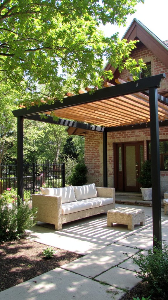 minimalist geometric outdoor elegance