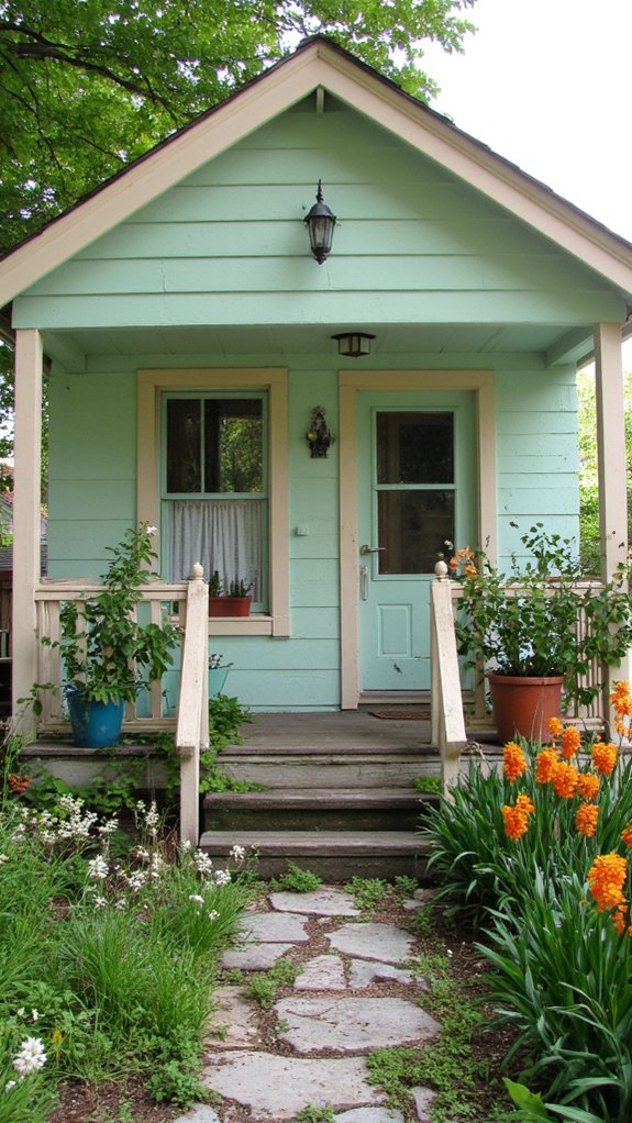 mint green light sand