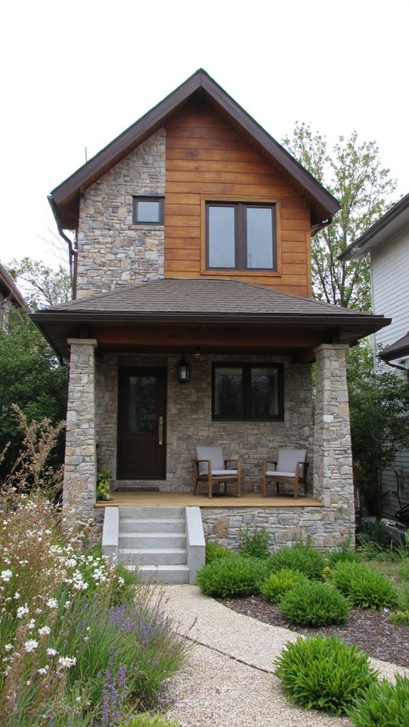 mixing materials enhances aesthetics