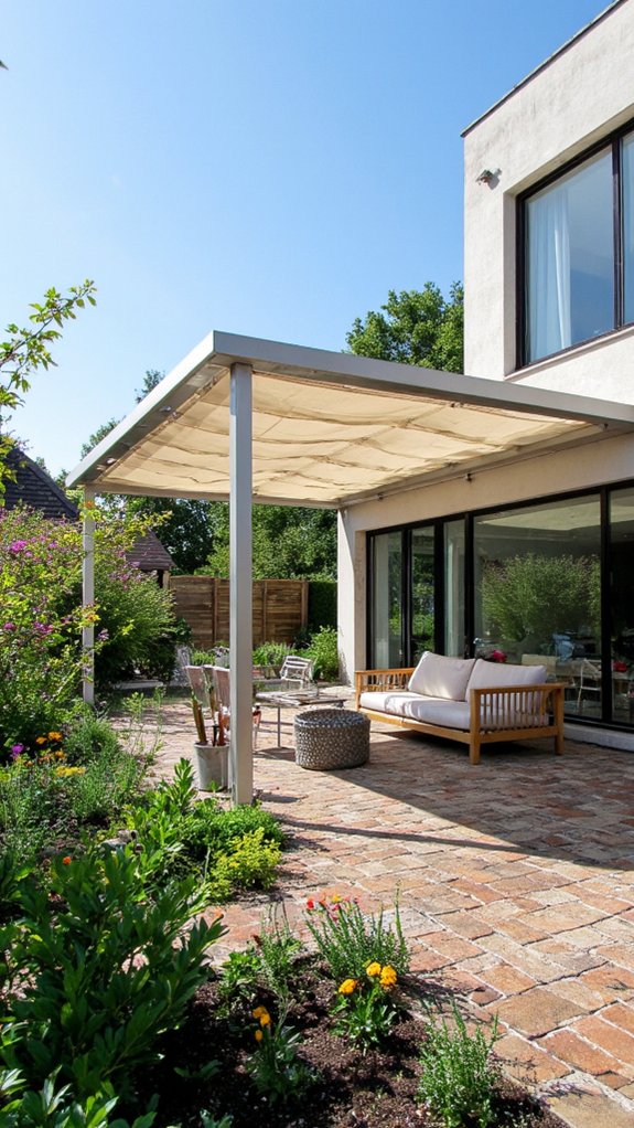 modern aluminum pergola elegance