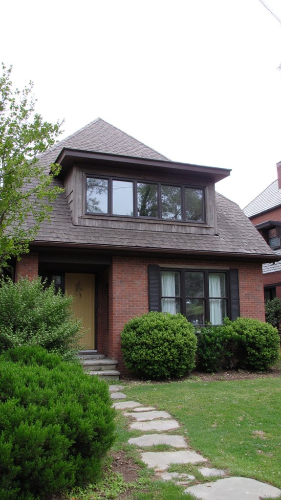 modern colonial dormer aesthetics