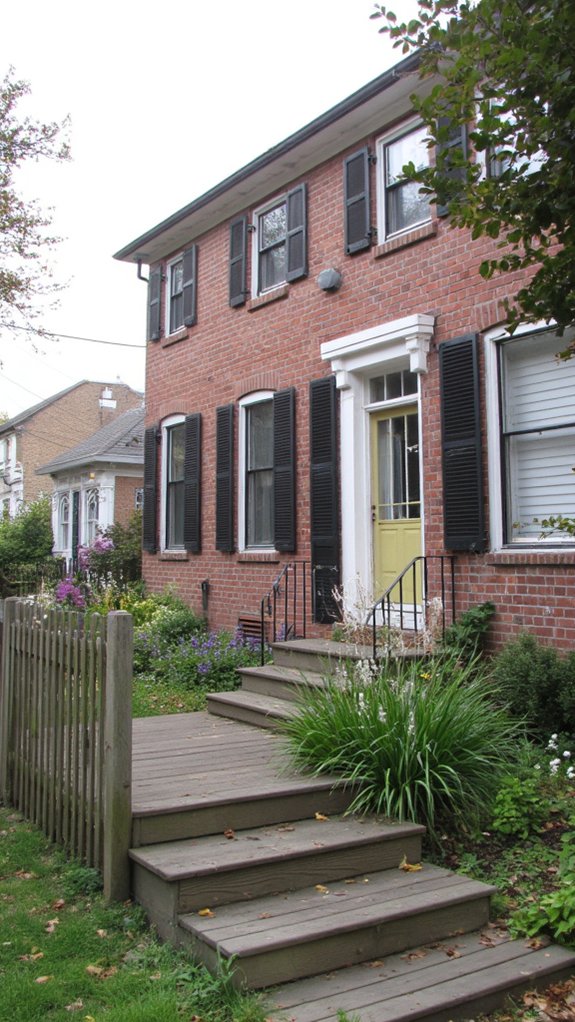 modern colonial shutter revamp