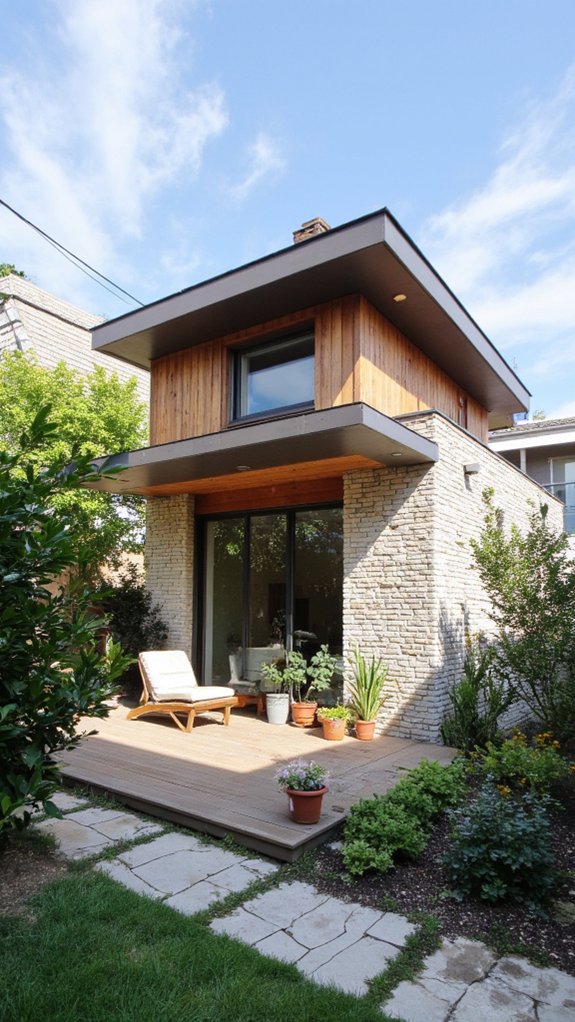 modern flat roof aesthetics