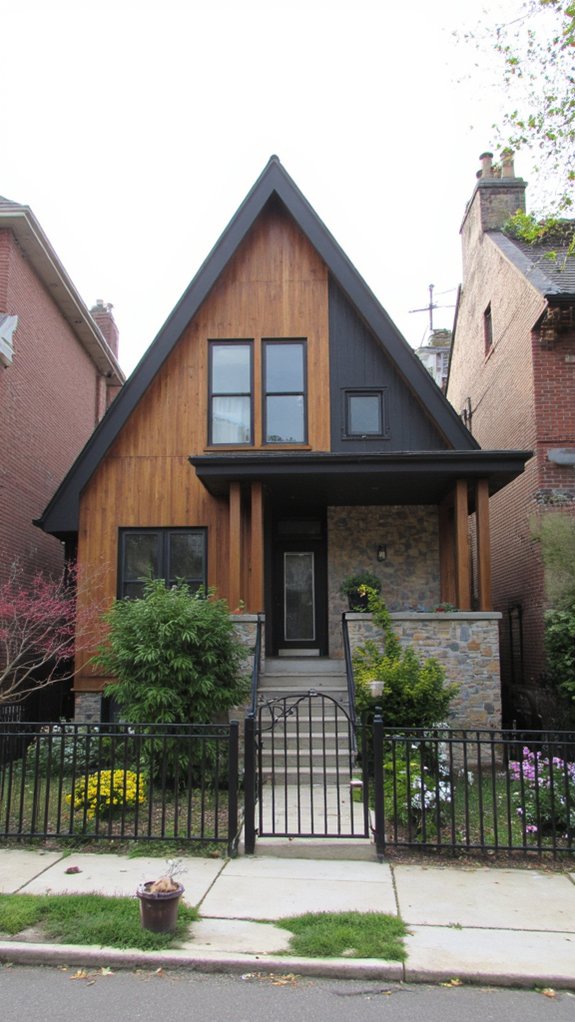 modern gable roof aesthetics