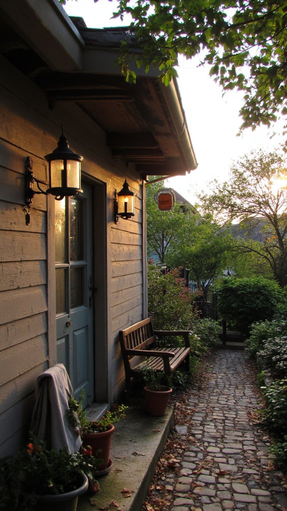 modern glass lanterns ambiance